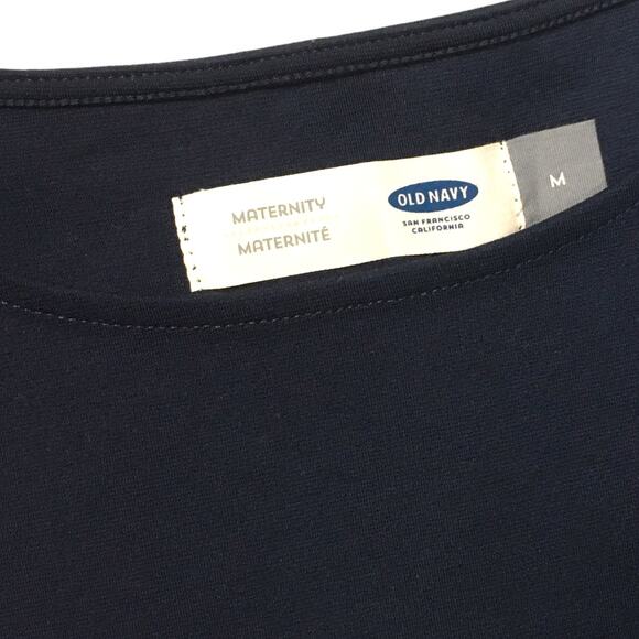 Old Navy Maternity Dress Sleeveless Navy Blue Women's M Pregnancy‎ Casual Knit - Picture 3 of 10